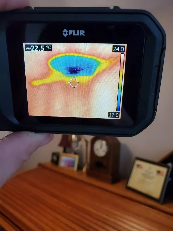 Thermal imaging inspection for water damage in George Mason
